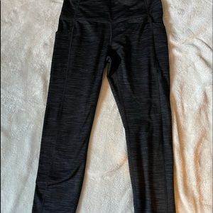 Black thick leggings